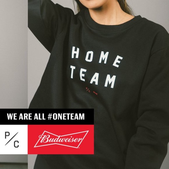 Peace Collective x Budweiser Home Team Crew Neck - Picture 1 of 1